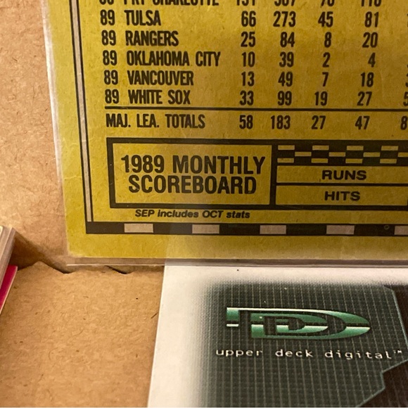 1990 Topps Baseball Card #692 Sammy Sosa Chicago White Sox- w/ DOB ERROR Rookie - Picture 5 of 10